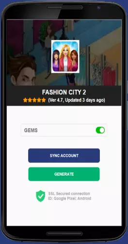 Fashion City 2 APK mod generator
