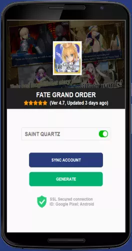Fate Grand Order APK mod generator