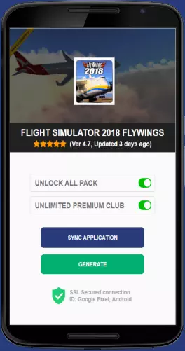 Flight Simulator 2018 FlyWings APK mod generator
