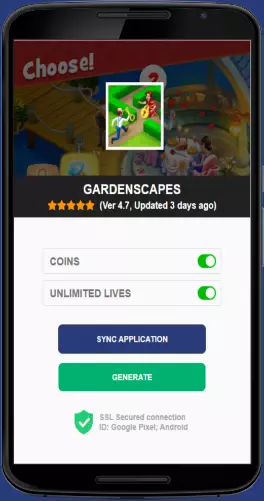 Gardenscapes APK mod generator