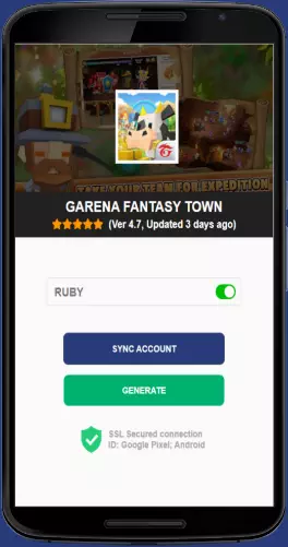 Garena Fantasy Town APK mod generator