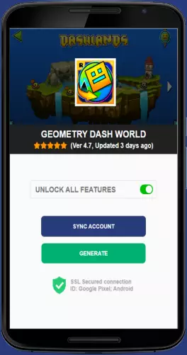 Geometry Dash World APK mod generator