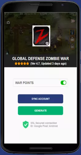 Global Defense Zombie War APK mod generator