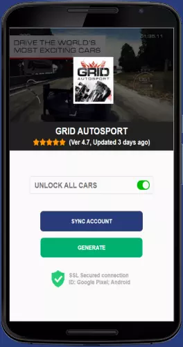 GRID Autosport APK mod generator