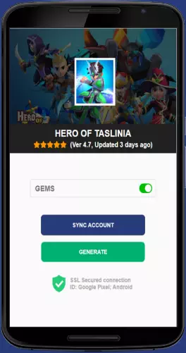 Hero of Taslinia APK mod generator