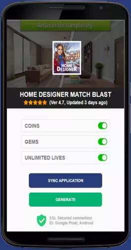 Home Designer Match Blast APK mod generator