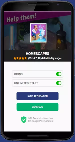 Homescapes APK mod generator