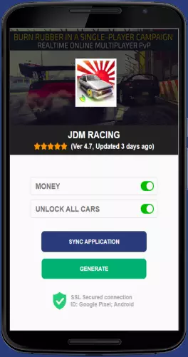 JDM Racing APK mod generator