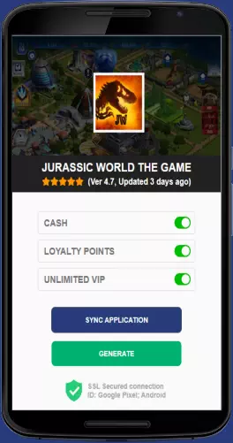 Jurassic World The Game APK mod generator