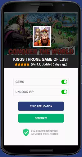 Kings Throne Game of Lust APK mod generator