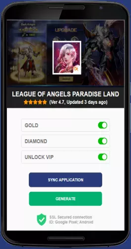 League of Angels Paradise Land APK mod generator