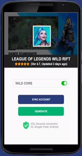 League of Legends Wild Rift APK mod generator