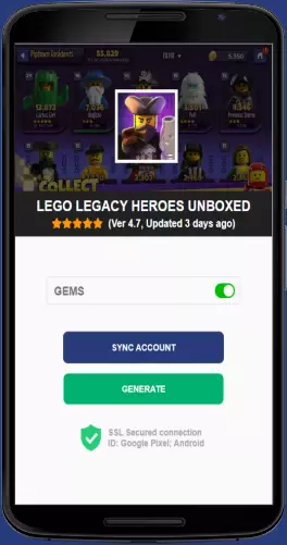 LEGO Legacy Heroes Unboxed APK mod generator