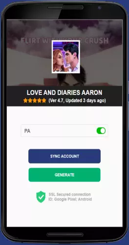 Love and Diaries Aaron APK mod generator