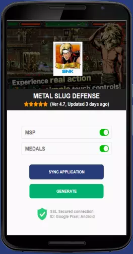 METAL SLUG DEFENSE APK mod generator