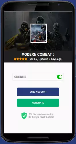 Modern Combat 5 APK mod generator