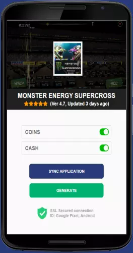 Monster Energy Supercross APK mod generator