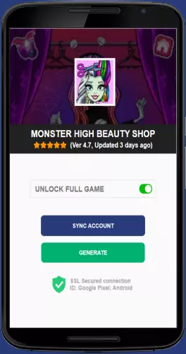 Monster High Beauty Shop APK mod generator