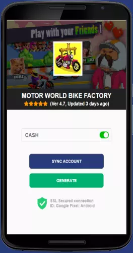 Motor World Bike Factory APK mod generator