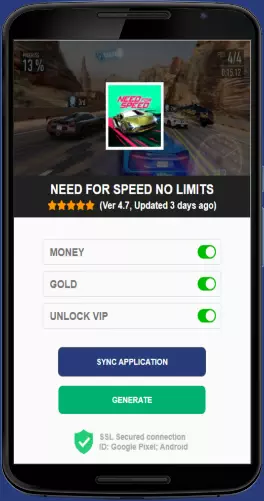 Need for Speed No Limits APK mod generator