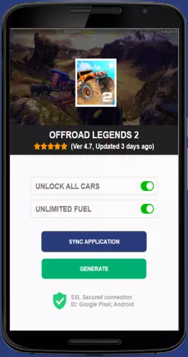 Offroad Legends 2 APK mod generator