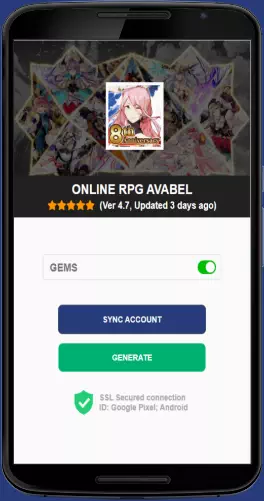 Online RPG AVABEL APK mod generator