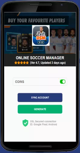 Online Soccer Manager APK mod generator
