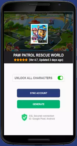 PAW Patrol Rescue World APK mod generator