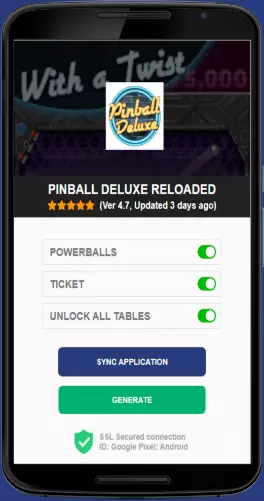 Pinball Deluxe Reloaded APK mod generator