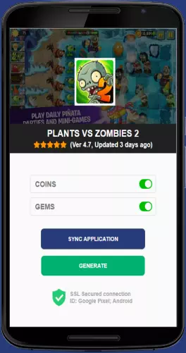 Plants vs Zombies 2 APK mod generator