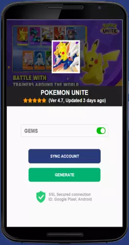 Pokemon UNITE APK mod generator