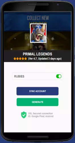 Primal Legends APK mod generator