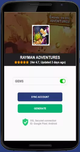 Rayman Adventures APK mod generator