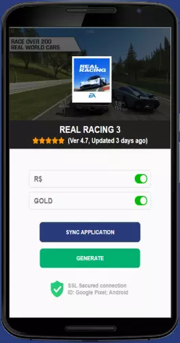 Real Racing 3 APK mod generator