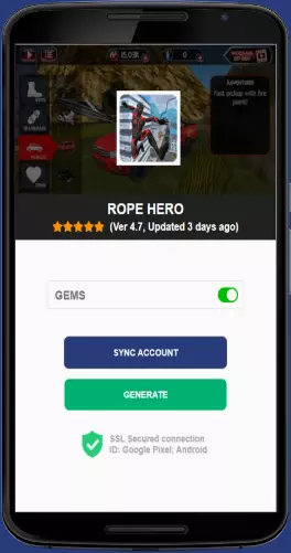 Rope Hero APK mod generator
