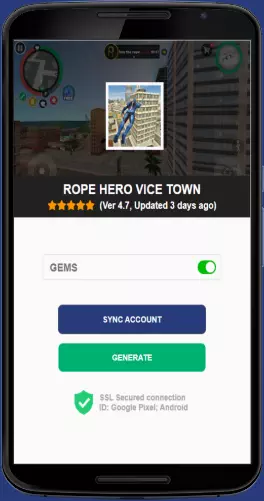 Rope Hero Vice Town APK mod generator