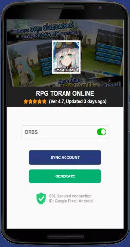 RPG Toram Online APK mod generator