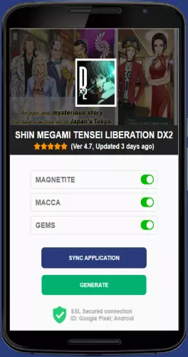 SHIN MEGAMI TENSEI Liberation Dx2 APK mod generator