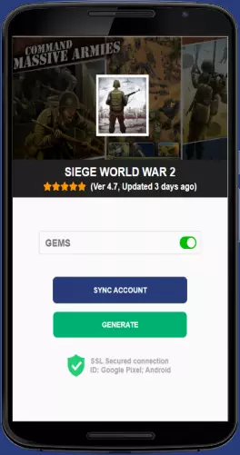 SIEGE World War 2 APK mod generator