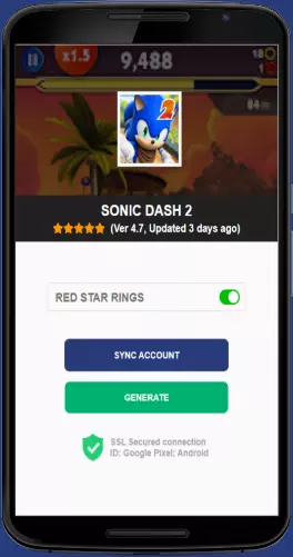 Sonic Dash 2 APK mod generator