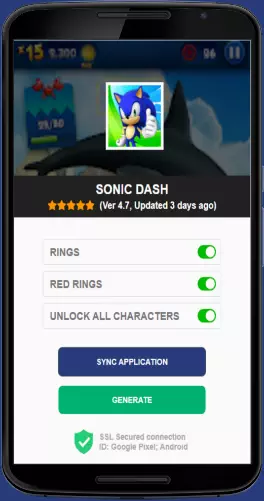 Sonic Dash APK mod generator