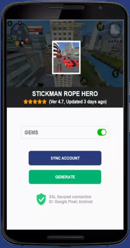 Stickman Rope Hero APK mod generator