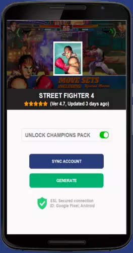 Street Fighter 4 APK mod generator