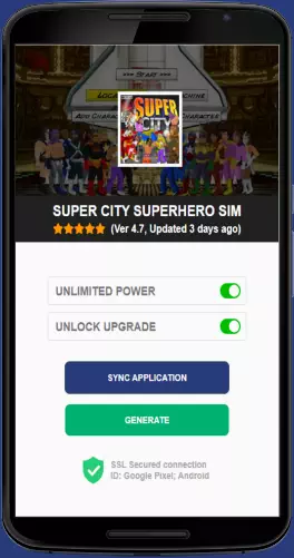 Super City Superhero Sim APK mod generator