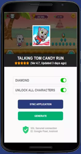 Talking Tom Candy Run APK mod generator