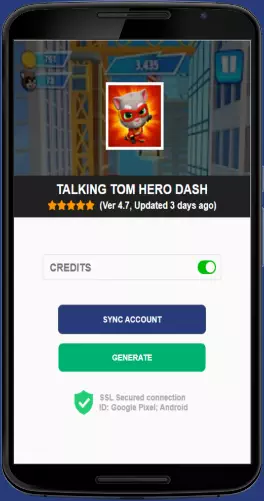 Talking Tom Hero Dash APK mod generator