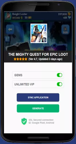 The Mighty Quest for Epic Loot APK mod generator