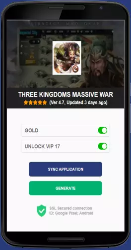 Three Kingdoms Massive War APK mod generator