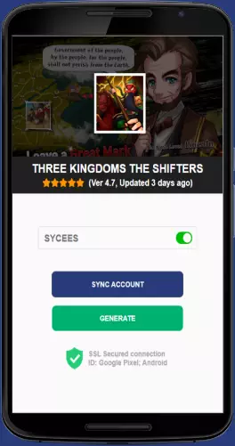 Three Kingdoms The Shifters APK mod generator