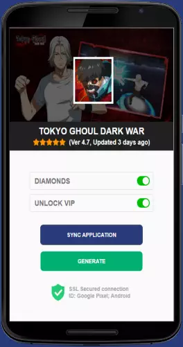 Tokyo Ghoul Dark War APK mod generator